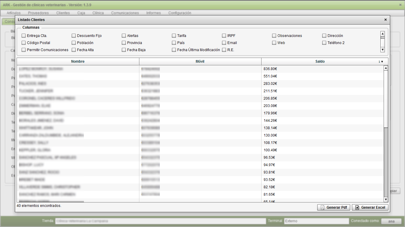 Consulta de Clientes